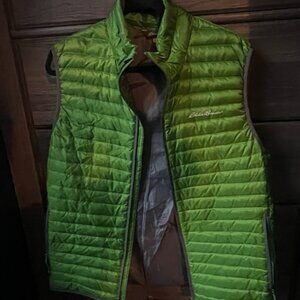 Eddie Bauer Men's Vibrant Green Puffer Vest